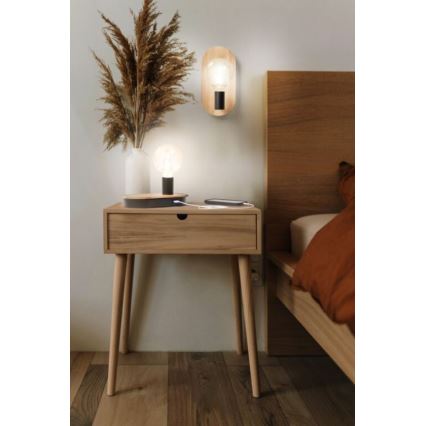 Ledvance - Aplique DECOR WOOD 1xE27/8W/230V