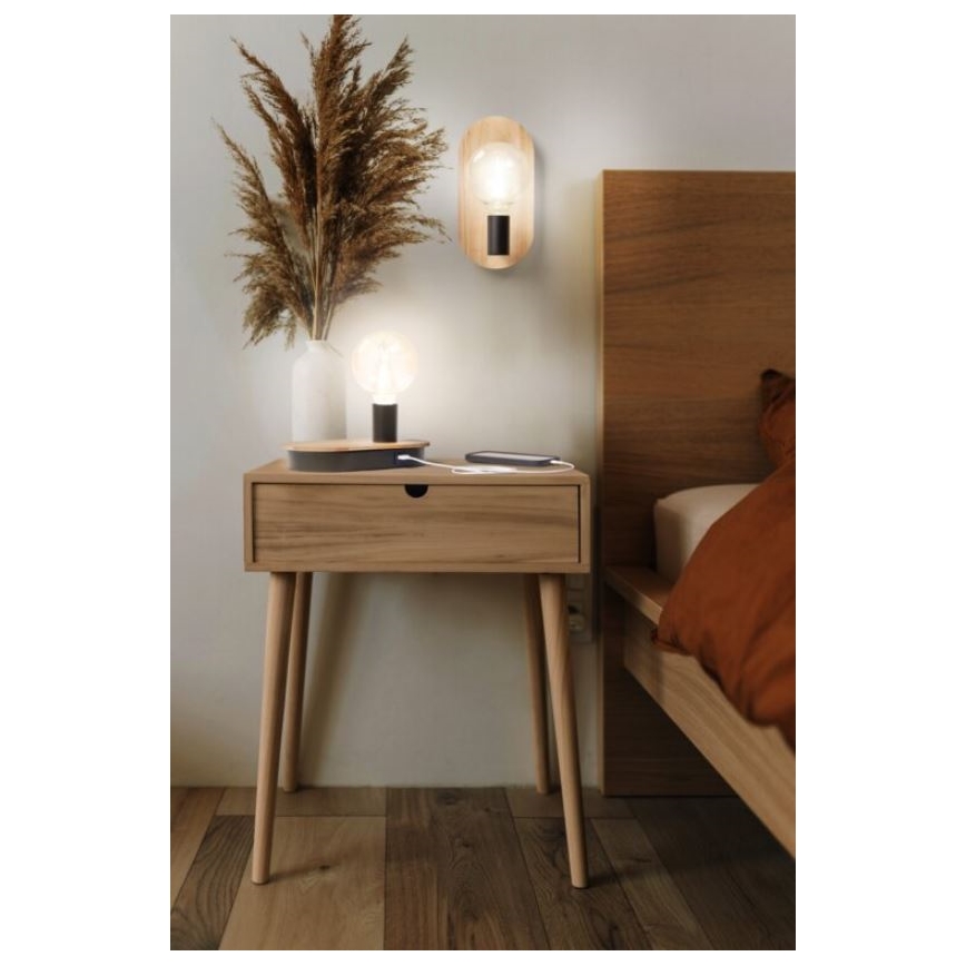Ledvance - Aplique DECOR WOOD 1xE27/8W/230V