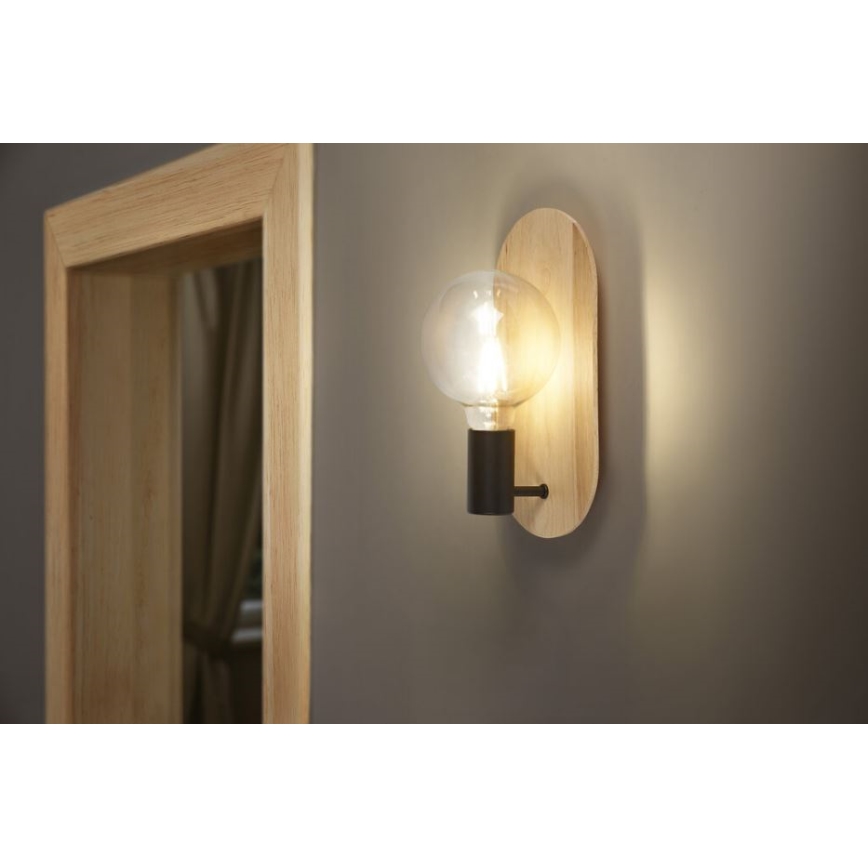 Ledvance - Aplique DECOR WOOD 1xE27/8W/230V