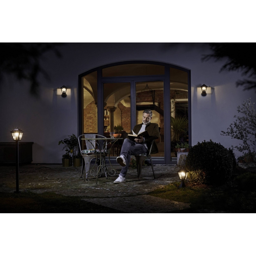 Ledvance - Aplique exterior con sensor ENDURA 1xE27/60W/230V IP44