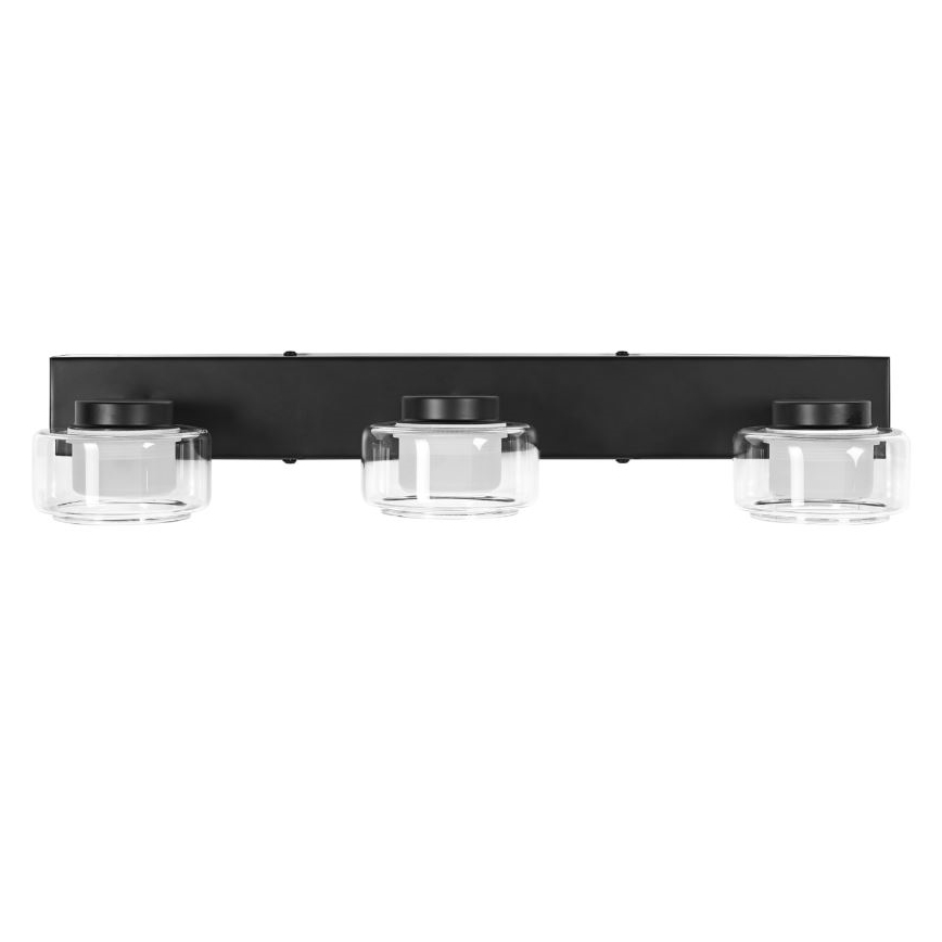 Ledvance - Aplique LED de baño ORBIS FLAME 3xLED/5,5W/230V 3000/4000K IP44 negro