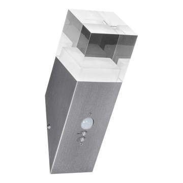 Ledvance - Aplique LED de pared para exterior con sensor CRYSTAL LED/5W/230V IP44