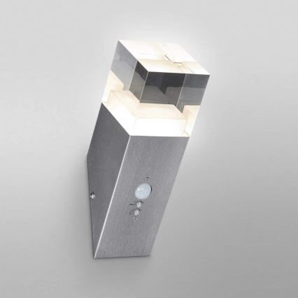 Ledvance - Aplique LED de pared para exterior con sensor CRYSTAL LED/5W/230V IP44