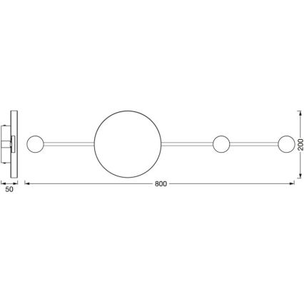 Ledvance - Aplique LED DECOR WOOD LED/6W/230V