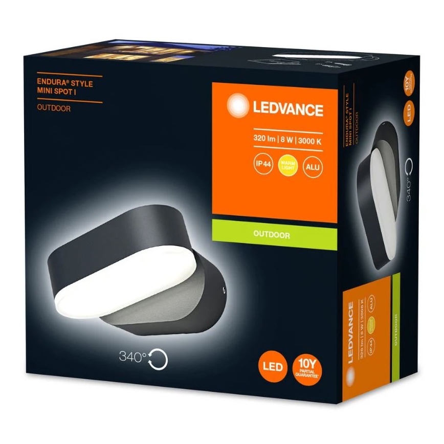 Ledvance - Aplique LED para exterior ENDURA LED/8W/230V IP44
