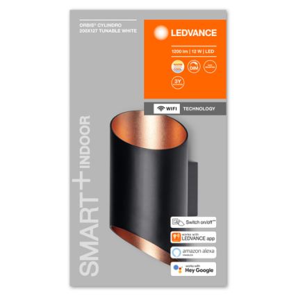 Ledvance - Aplique LED regulable SMART+ CYLINDRO LED/12W/230V Wi-Fi