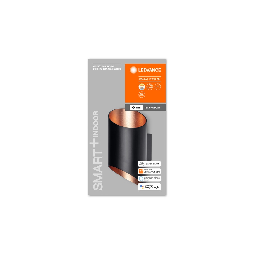 Ledvance - Aplique LED regulable SMART+ CYLINDRO LED/12W/230V Wi-Fi