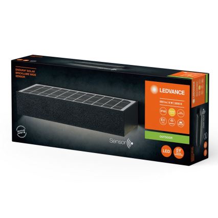 Ledvance - Aplique LED solar con sensor ENDURA SOLAR LED/6W/4,2V 3000 mAh IP65