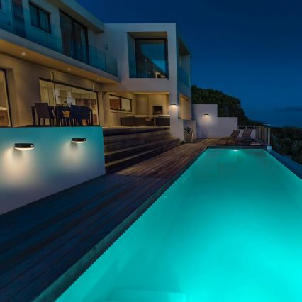 Ledvance - LED Luz solar de pared con sensor de movimiento y crepuscular ENDURA STYLE LED/6W/3,7V 1420 mAh IP44