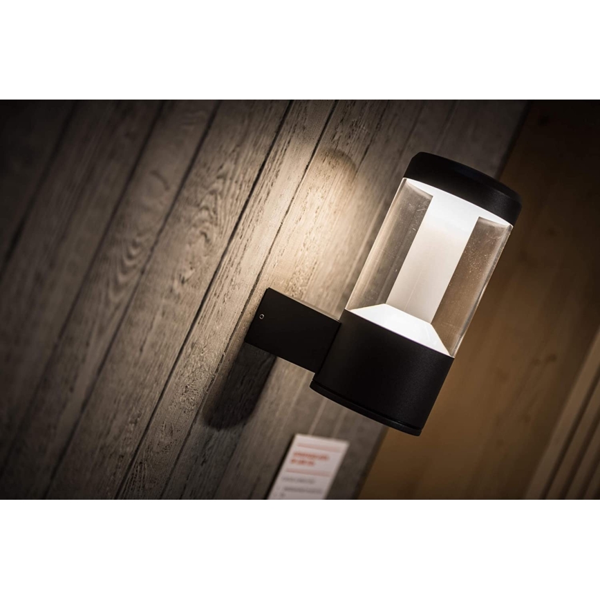 Ledvance - Aplique para exterior LED LANTERN 1xLED/12W/230V IP44