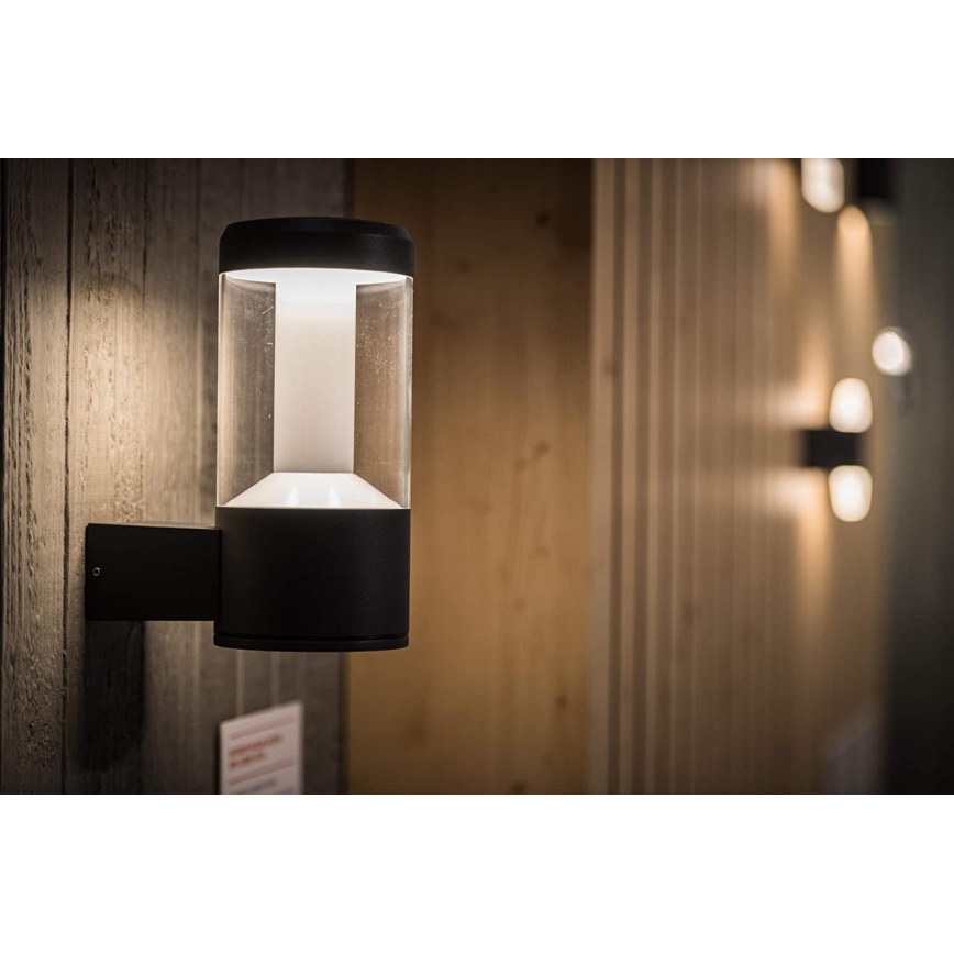 Ledvance - Aplique para exterior LED LANTERN 1xLED/12W/230V IP44
