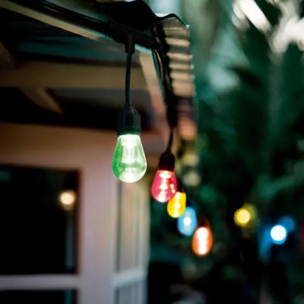 Ledvance - Cadena LED RGBW regulable para exteriores SMART+ STRING 12xLED/0,37W/230V IP44 Wi-Fi