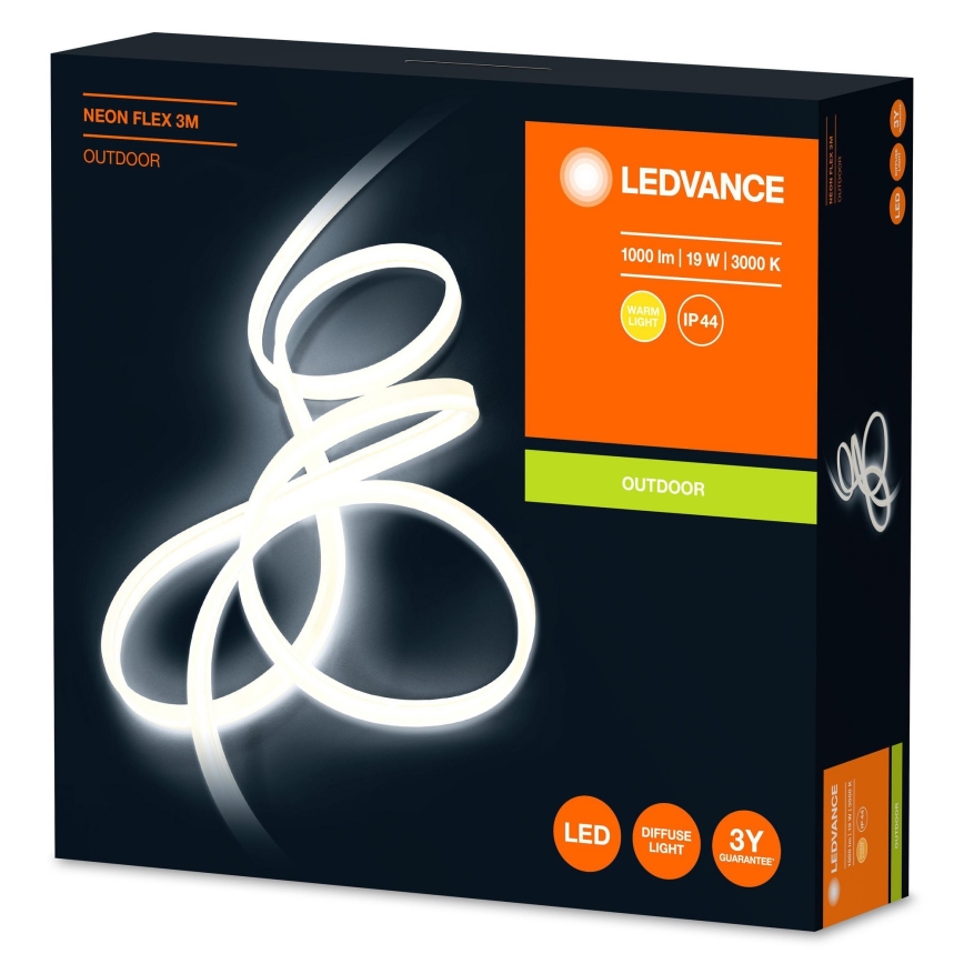 Ledvance - Cinta LED exterior FLEX 3m LED/19W/230V IP44 + mando a distancia