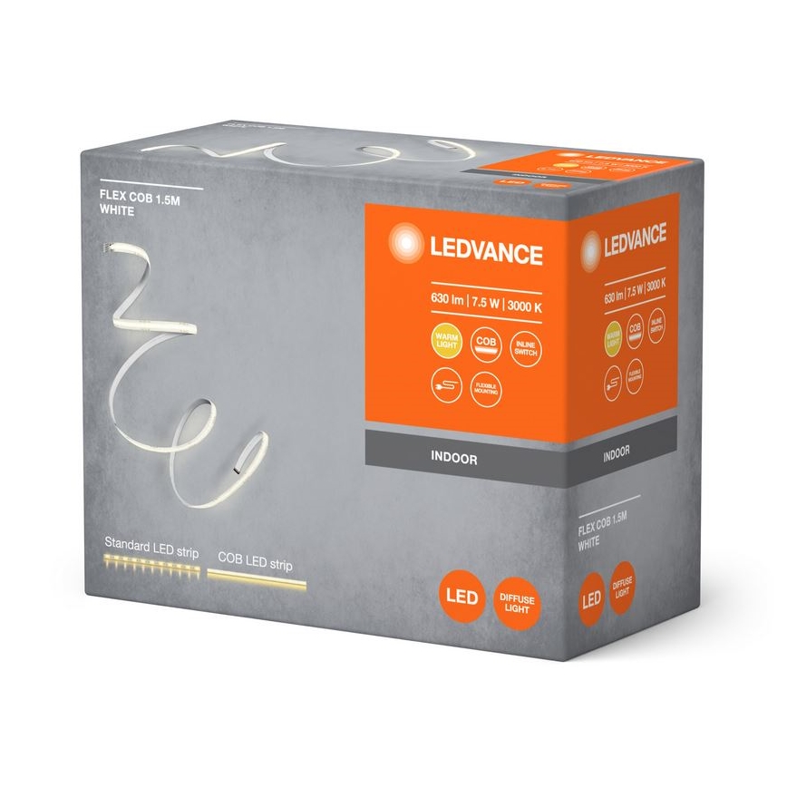 Ledvance - Cinta LED FLEX COB 1,5m LED/7,5W/230V