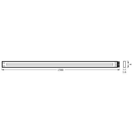 Ledvance - Cinta LED FLEX COB 1,5m LED/7,5W/230V