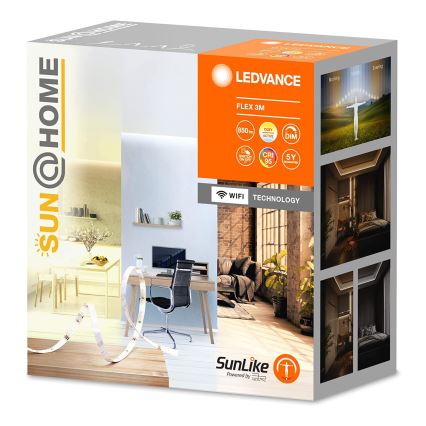 Ledvance - Cinta LED regulable SUN@HOME FLEX 3m LED/13,5W/230V 2200-5000K Wi-Fi CRI 95