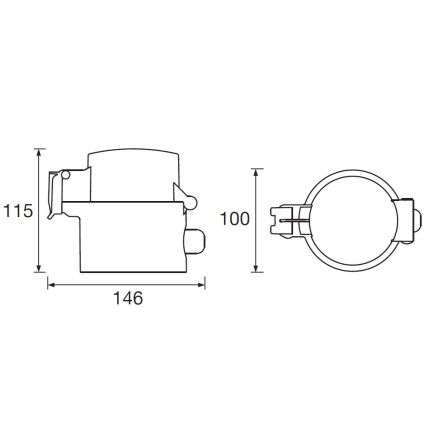 Ledvance - Enchufe inteligente para exterior SMART+ 3680W/230V/Tipo F/SCHUKO 16A IP44