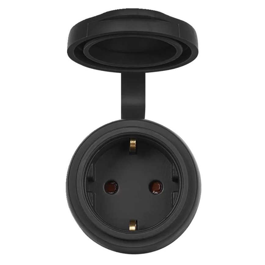 Ledvance - Enchufe inteligente para exterior SMART+ 3680W/230V/Tipo F/SCHUKO 16A IP44 negro