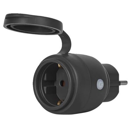Ledvance - Enchufe inteligente para exterior SMART+ 3680W/230V/Tipo F/SCHUKO 16A IP44 negro
