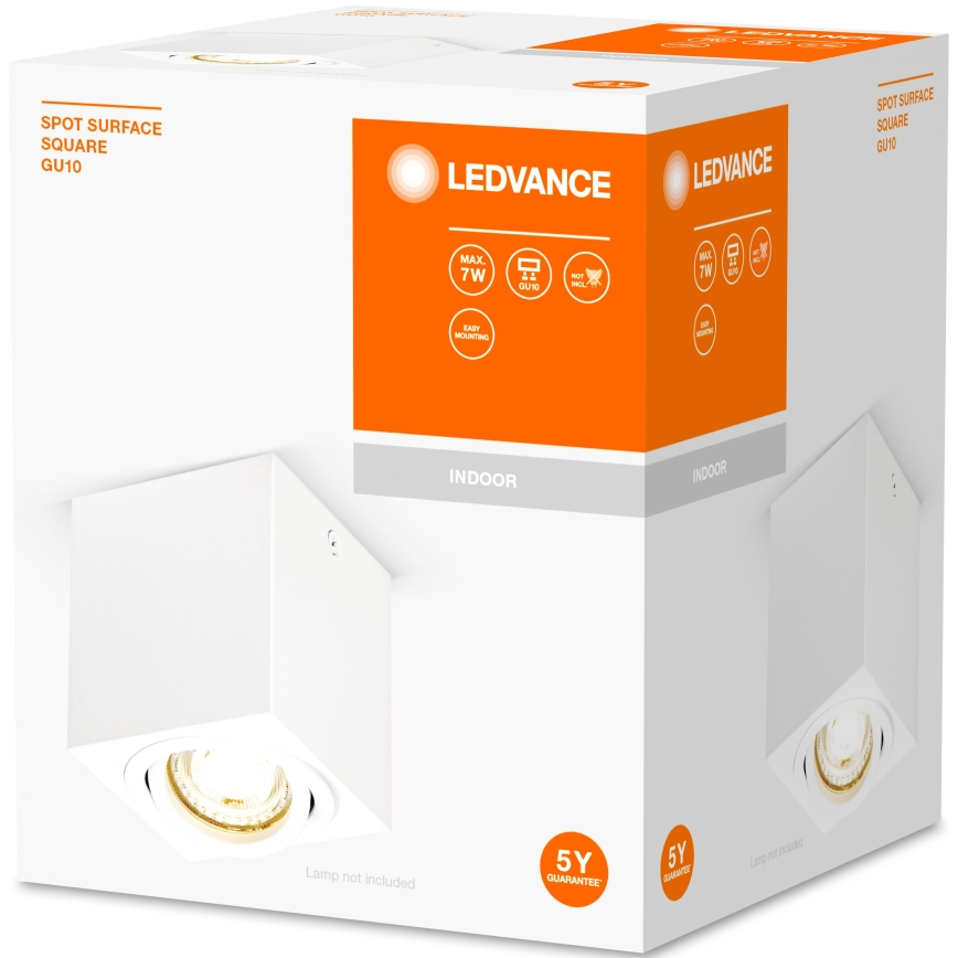 Ledvance - Foco SPOT 1xGU10/7W/230V blanco