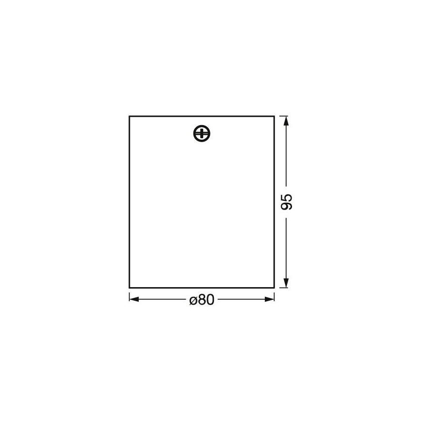 Ledvance - Foco SPOT 1xGU10/7W/230V negro
