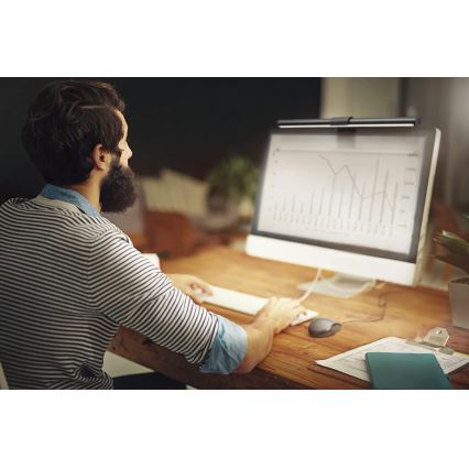 Ledvance - Iluminación LED regulable para monitor SUN@HOME LED/2,5W/5V 2200-5000K CRI 95 Wi-Fi