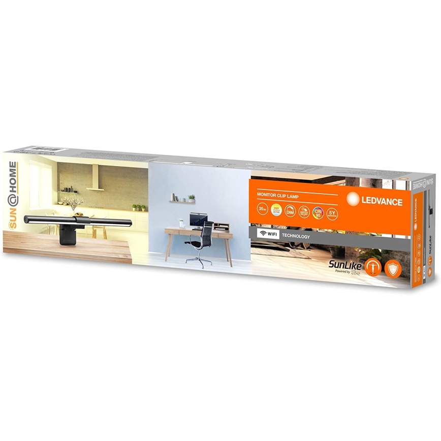 Ledvance - Iluminación LED regulable para monitor SUN@HOME LED/2,5W/5V 2200-5000K CRI 95 Wi-Fi