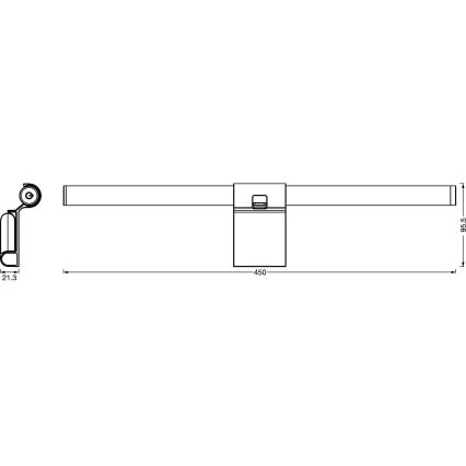 Ledvance - Iluminación LED regulable para monitor SUN@HOME LED/2,5W/5V 2200-5000K CRI 95 Wi-Fi