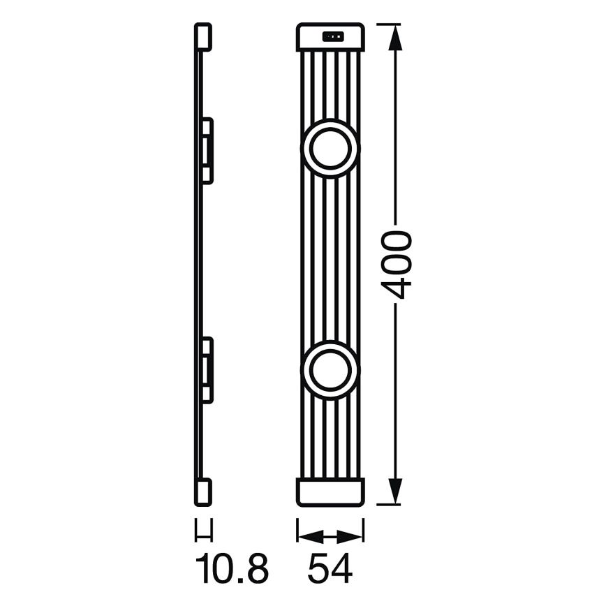 Ledvance - Iluminación LED regulable para muebles con sensor LINEAR 2xLED/3,5W/230V