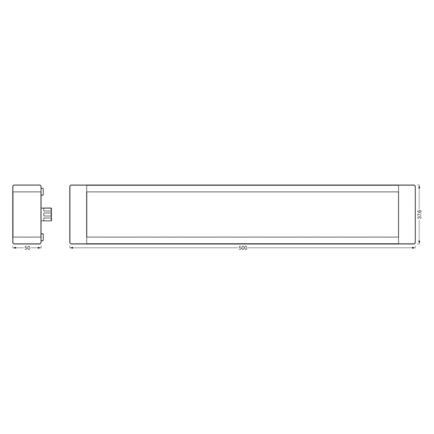 Ledvance - Juego de extensión lámpara LED regulable bajo el armario de la cocina SMART+ UNDERCABINET LED/8W/24V 2700-6500K Wi-Fi