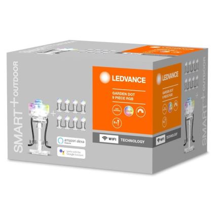 Ledvance - Kit de extensión exterior LED RGB SMART+ DOT 9xLED/2,5W/230V IP65 Wi-Fi