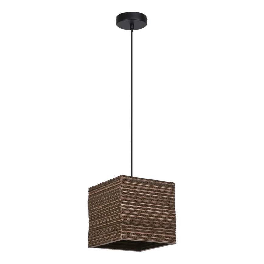 Ledvance - Lámpara colgante DECOR CARDBOARD 1xE27/15W/230V 25x25 cm