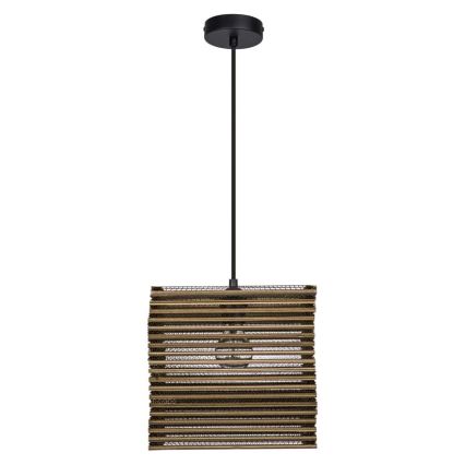 Ledvance - Lámpara colgante DECOR CARDBOARD 1xE27/15W/230V 25x25 cm