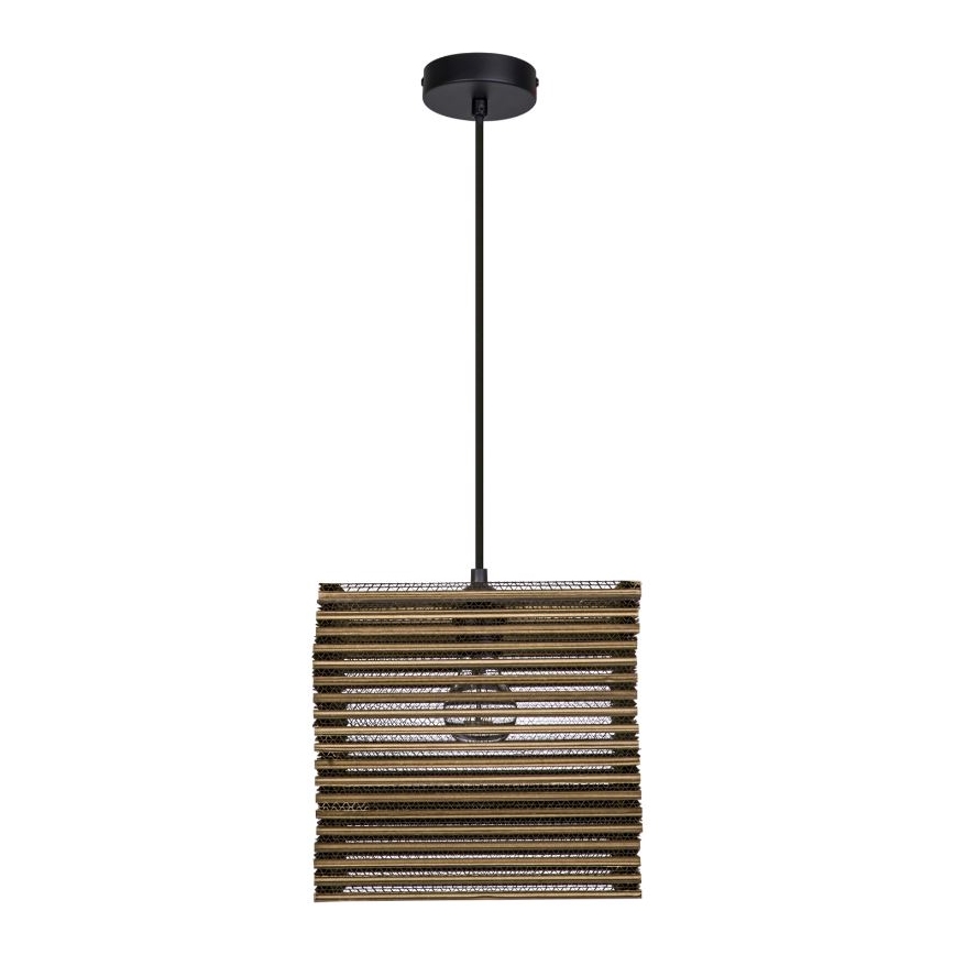 Ledvance - Lámpara colgante DECOR CARDBOARD 1xE27/15W/230V 25x25 cm