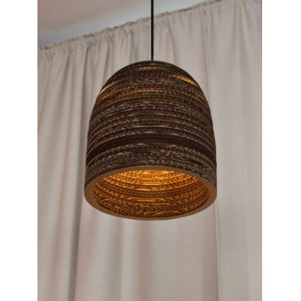 Ledvance - Lámpara colgante DECOR CARDBOARD 1xE27/15W/230V diá. 25 cm