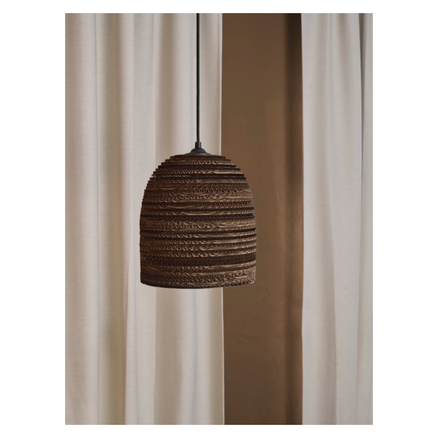 Ledvance - Lámpara colgante DECOR CARDBOARD 1xE27/15W/230V diá. 25 cm