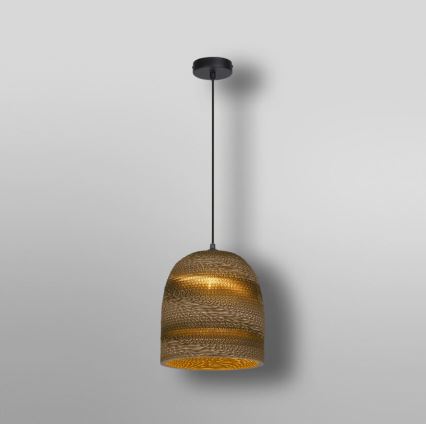 Ledvance - Lámpara colgante DECOR CARDBOARD 1xE27/15W/230V diá. 25 cm