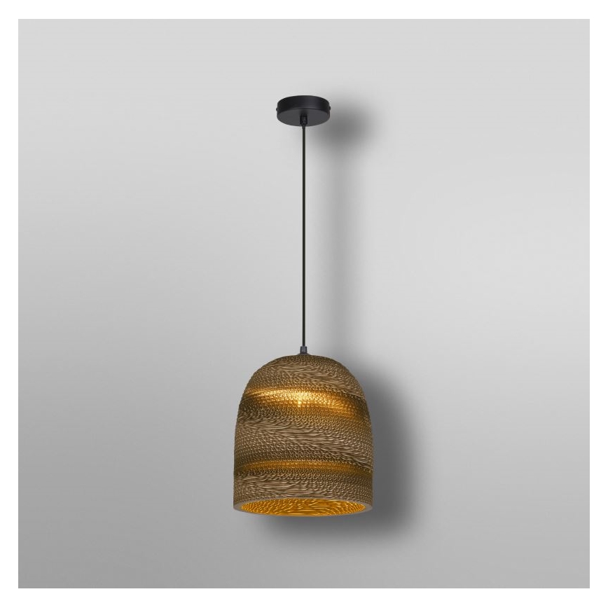 Ledvance - Lámpara colgante DECOR CARDBOARD 1xE27/15W/230V diá. 25 cm