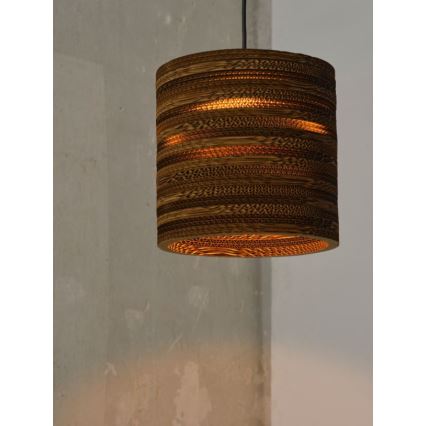 Ledvance - Lámpara colgante DECOR CARDBOARD 1xE27/15W/230V diá. 25 cm