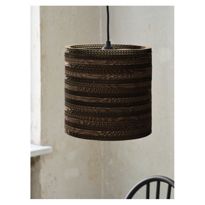 Ledvance - Lámpara colgante DECOR CARDBOARD 1xE27/15W/230V diá. 25 cm