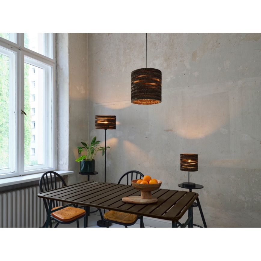 Ledvance - Lámpara colgante DECOR CARDBOARD 1xE27/15W/230V diá. 25 cm