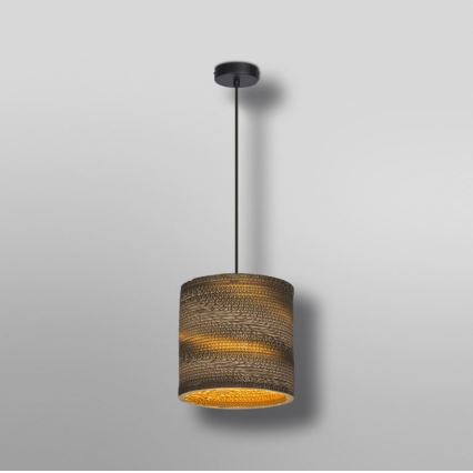 Ledvance - Lámpara colgante DECOR CARDBOARD 1xE27/15W/230V diá. 25 cm