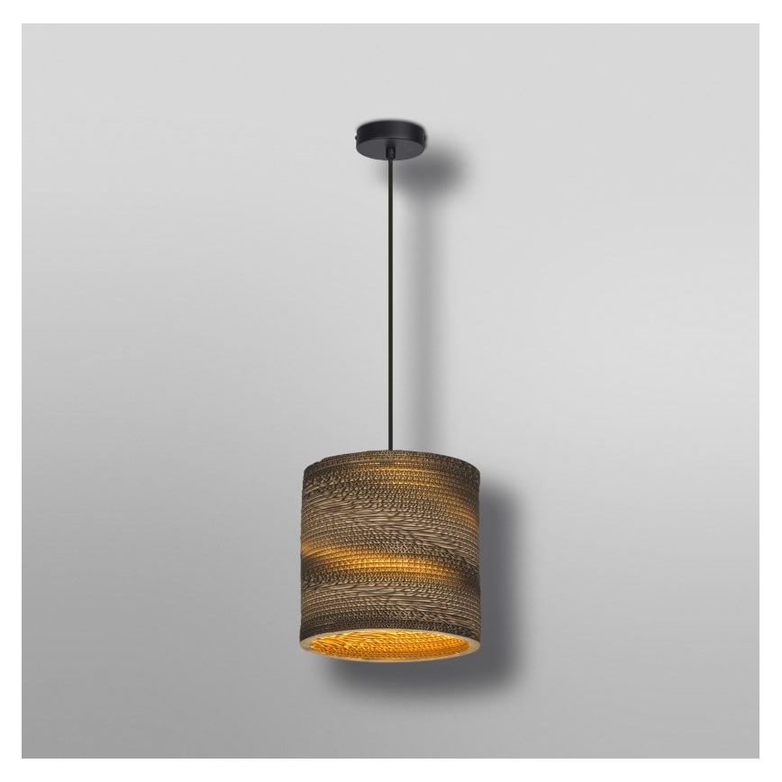 Ledvance - Lámpara colgante DECOR CARDBOARD 1xE27/15W/230V diá. 25 cm