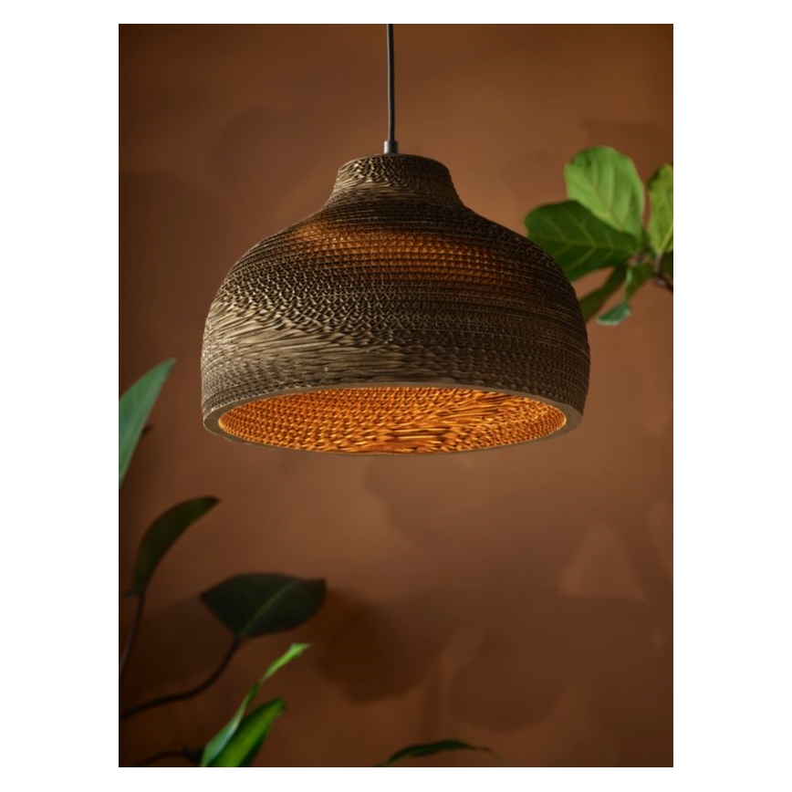 Ledvance - Lámpara colgante DECOR CARDBOARD 1xE27/15W/230V diá. 36 cm