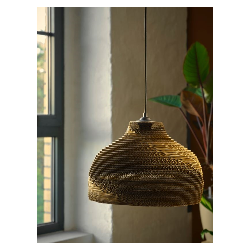 Ledvance - Lámpara colgante DECOR CARDBOARD 1xE27/15W/230V diá. 36 cm