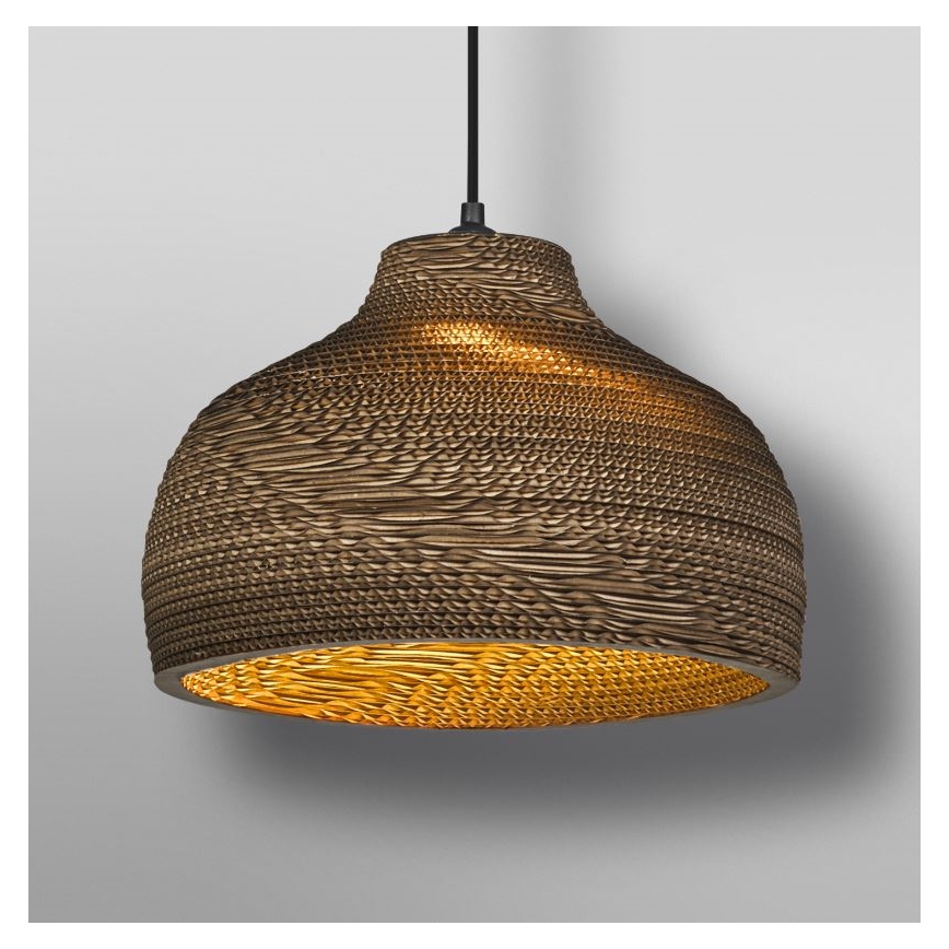 Ledvance - Lámpara colgante DECOR CARDBOARD 1xE27/15W/230V diá. 36 cm