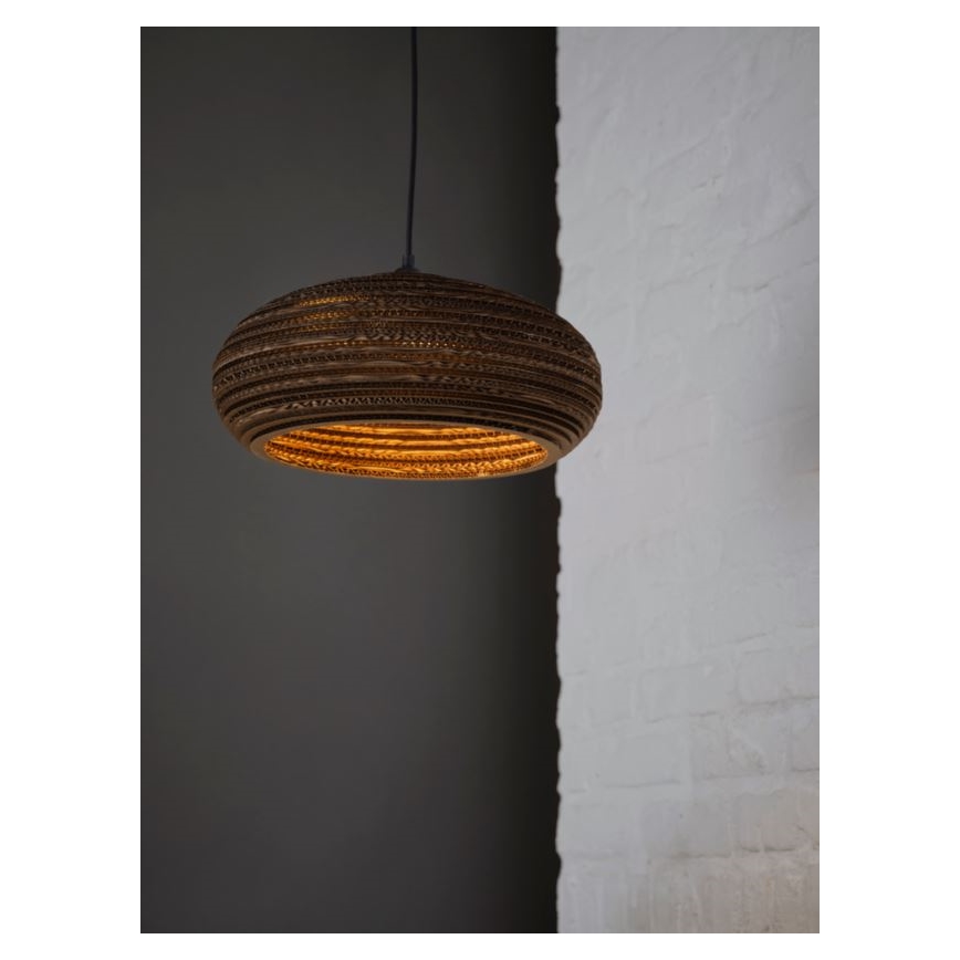 Ledvance - Lámpara colgante DECOR CARDBOARD 1xE27/15W/230V diá. 40 cm