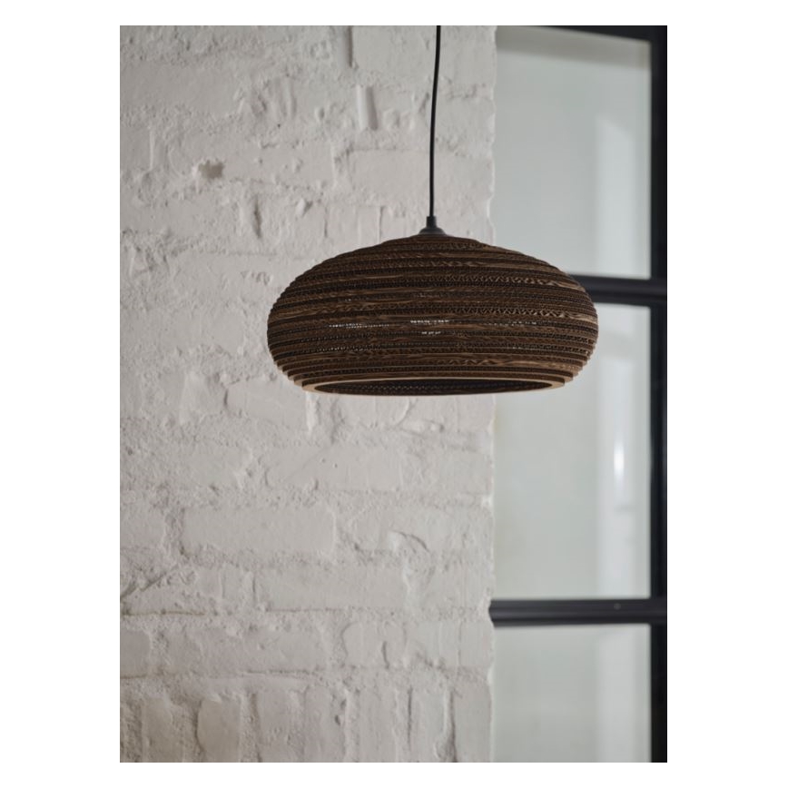 Ledvance - Lámpara colgante DECOR CARDBOARD 1xE27/15W/230V diá. 40 cm