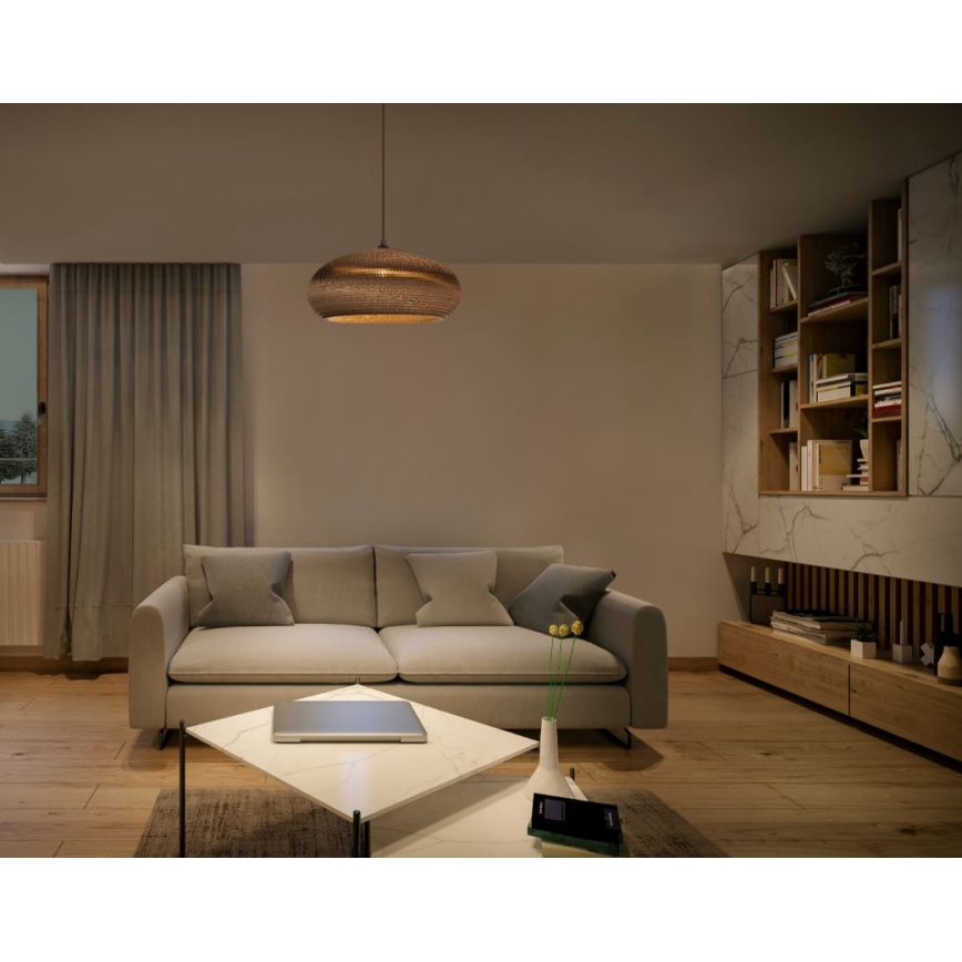 Ledvance - Lámpara colgante DECOR CARDBOARD 1xE27/15W/230V diá. 40 cm