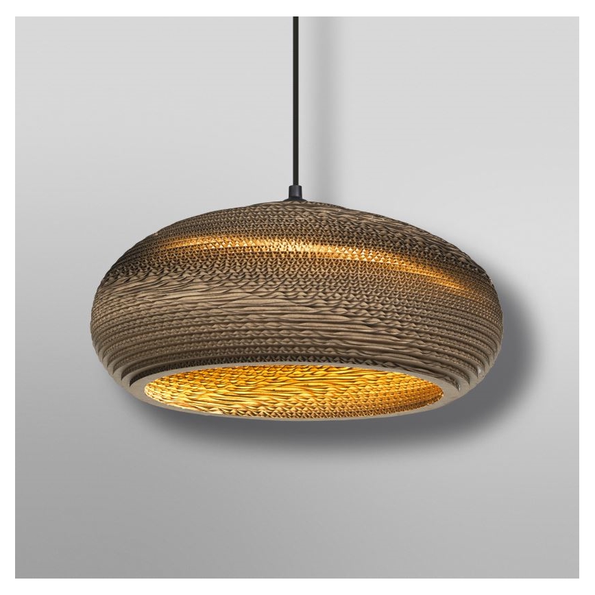 Ledvance - Lámpara colgante DECOR CARDBOARD 1xE27/15W/230V diá. 40 cm
